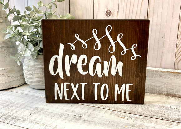 Dream next to me WOOD STAIN COLOR